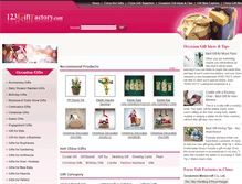 Tablet Screenshot of 123giftfactory.com